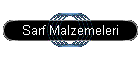 Sarf Malzemeleri